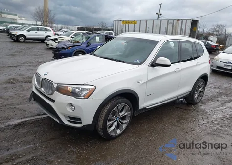 2017 BMW X3 xDrive28I from USA, damaged, VIN 5UXWX9C33H0W77926